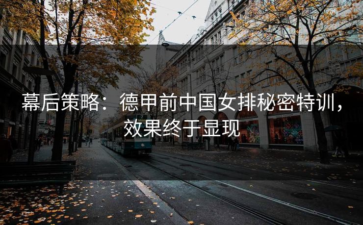 幕后策略:德甲前中国女排秘密特训,效果终于显现